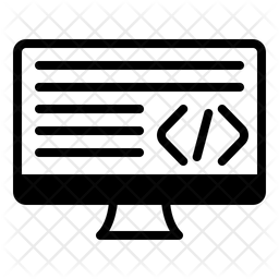 Computer Programming Icon - Download in Glyph Style