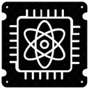 Computer Quantistico Chip Di Computer Calcolo Del Computer Icon