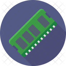 Computer Ram Icon - Download in Flat Style