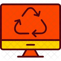 Computer Recycle  Icon