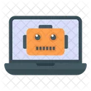 Computer Robot Online Robot Computer Controlled Robot Icon