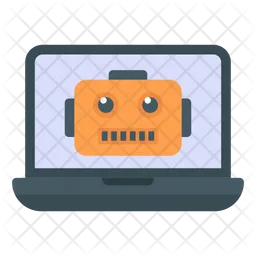 Computer Robot  Icon