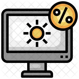 Computer Sale  Icon