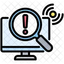 コンピューターによるスキャン  アイコン