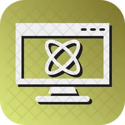 Computer Science Icon - Download in Gradient Style