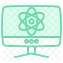 Computer Science Duotone Line Icon Icon