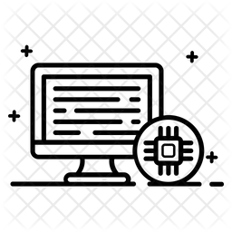 Computer Science Icon - Download in Line Style