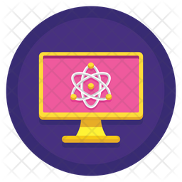 Computer Science Icon - Download in Flat Style