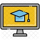 Computer Science Degree Online Graduation Online Education Icon