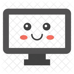Computer Screen Emoji Icon