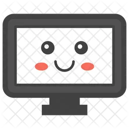 Computer Screen Emoji Icon
