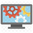 Computer Screen Screensaver Icon