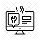 Computer Screen Repair Screen Repair Screen Broken Icon