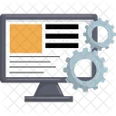 Computer Gears Mechanism Icon