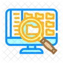 Computer Searchmagnifying Glass Icon