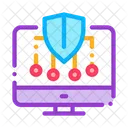 Personal Computer Protection Icon