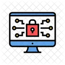 Computer Security Color Icon