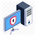 Safe Computer Computer Security System Security Icon
