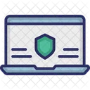 Computer Security Laptop Protection Icon