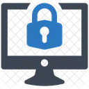 Computer security lock  Icon