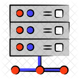 コンピュータサーバー  アイコン