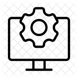 Computer setting  Icon