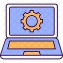 Computer Settings Cogwheel Computer Icon