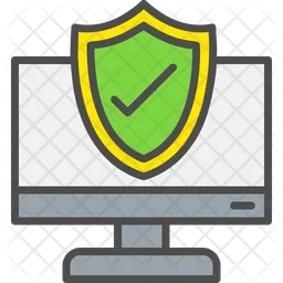 Computer Shield  Icon
