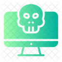 Computer Skull  Icon