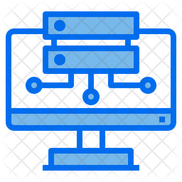 Computer Storage Icon - Download in Dualtone Style