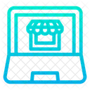 Laptop Computer Ecommerce Icon