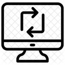 Computersynchronisierung  Symbol