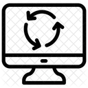 Computersynchronisierung  Symbol