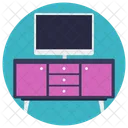 Computer Table Desk Icon