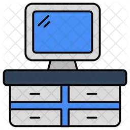 Computer Table  Icon