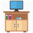 Computer Table Office Table Study Desk Icon
