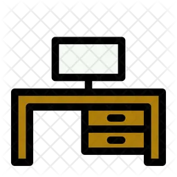 Computer Table  Icon