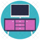 Computer Table Desk Icon