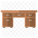 Computer Table Office Table Study Desk Icon