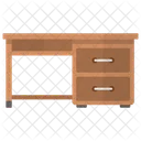 Computer Table Office Table Study Desk Icon