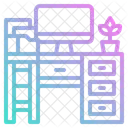 Computer Table  Icon