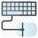 Tastatur Kabelgebundene Tastatur Computerhardware Symbol
