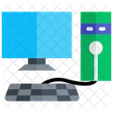 Computer Technology Flat Icon  Icon