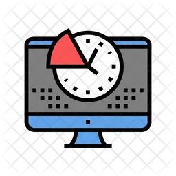 Computer Time  Icon