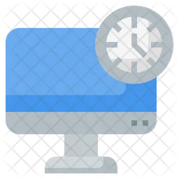 Computer Time  Icon