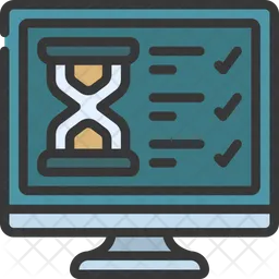 Computer Timer  Icon