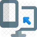 Computer To Mobile  Icon