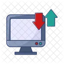 Computer transfer  Icon