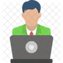 Computer User Online User Social User Icon