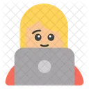 Computer User  Icon